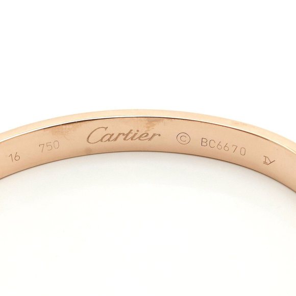 Cartier LOVE Bracelet Pink Gold Bangle